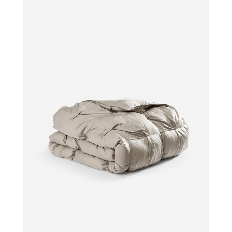 Taupe Viscose Bamboo Full Comforter with Recycled Filling