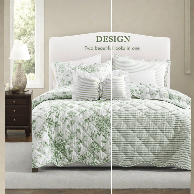 Ensemble de literie réversible pour très grand lit, courtepointe douce en polyester