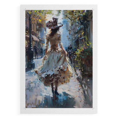 «WOMEN Series DCCLVI», reproduction sur toile de qualité supérieure seulement - non encadrée - prête à être accrochée
