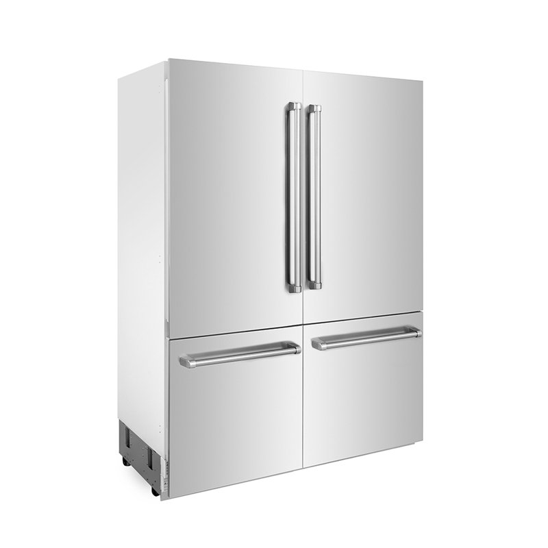 ZLINE 60" Autograph Edition 32.2 cu. ft. Built-in 4-Door French Door Refrigerator, Stainless Steel, Stainless Steel