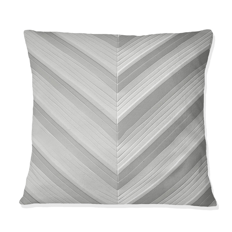Coussin décoratif blanc beige Midcentury II - Midcentury, H 16 po x l 16 po