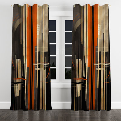 Augustyn - Modern Blackout Grommet Curtain - 1 Panel