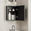Armoire à pharmacie encastrée ou à fixation en surface biseautée sans cadre avec porte en miroir et tablettes réglables-988053133-988053134