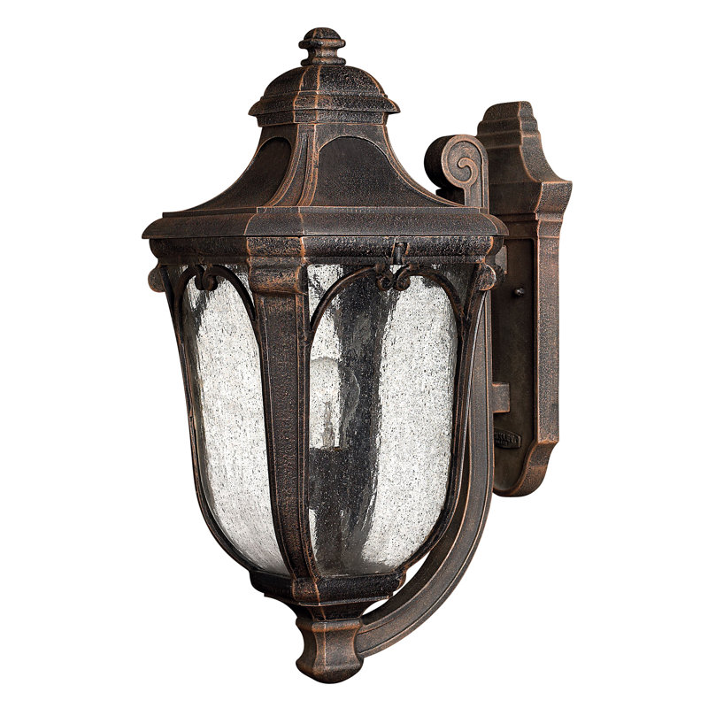 Trafalgar Outdoor Wall Lantern, Museum Black, Incandescent, No