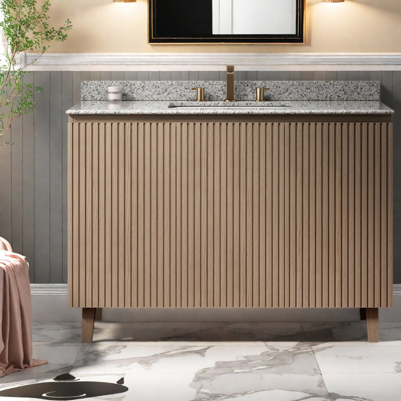 Meuble-lavabo avec rangement, 48.03