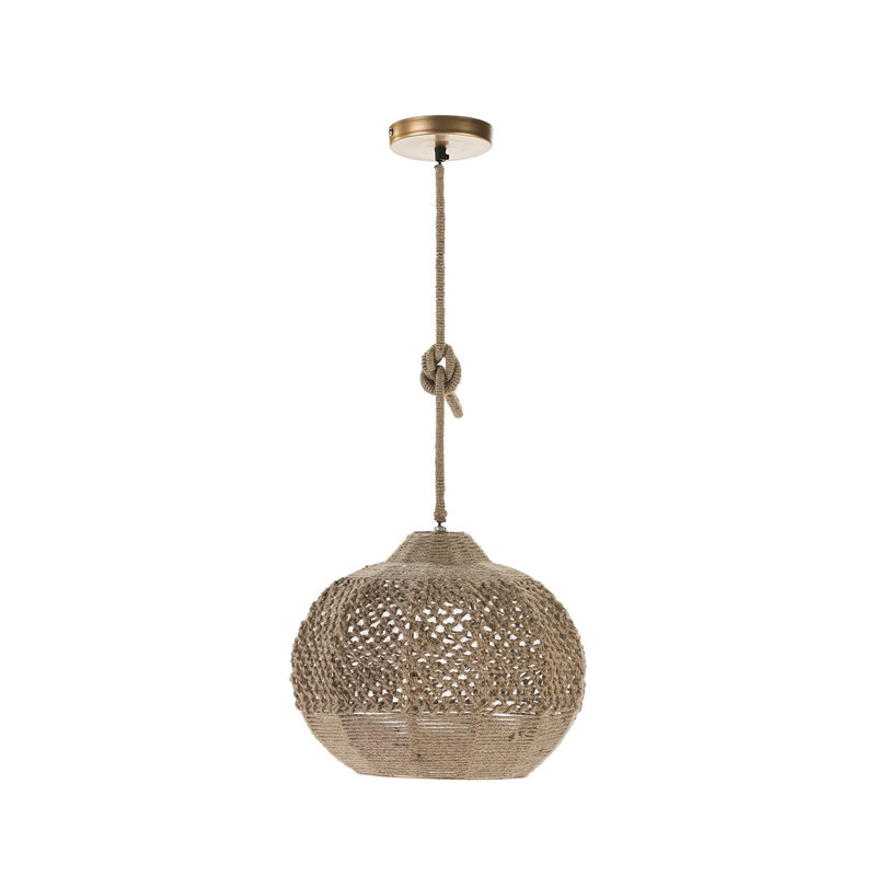 Hempstead 1 - Light Beige Geometric Pendant