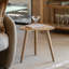 Hatfield Oak Side Table Smoked 430x430x450mm-738906950