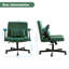 Fauteuil de bureau ergonomique en velours pour et les espaces créatifs