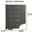 Commode de style contemporain