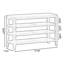 Banc en bois massif Burlywood-807973713