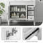 Meuble-lavabo en bois massif 36 po avec armoire de rangement en céramique-2093456272-2093456275