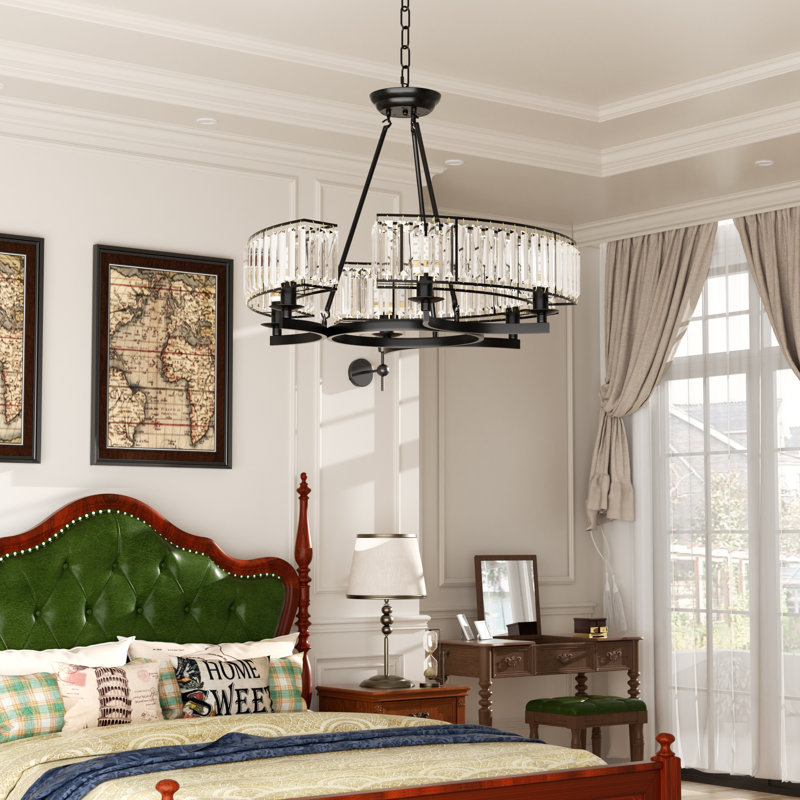 Luminaire suspendu géométrique 6 lumières