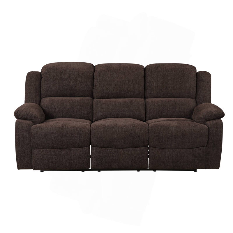 Madden Brown Chenille Motion Sofa