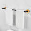 Ensemble de quincaillerie de salle de bain murale en acier inoxydable de style moderne (6 pièces)-116130544