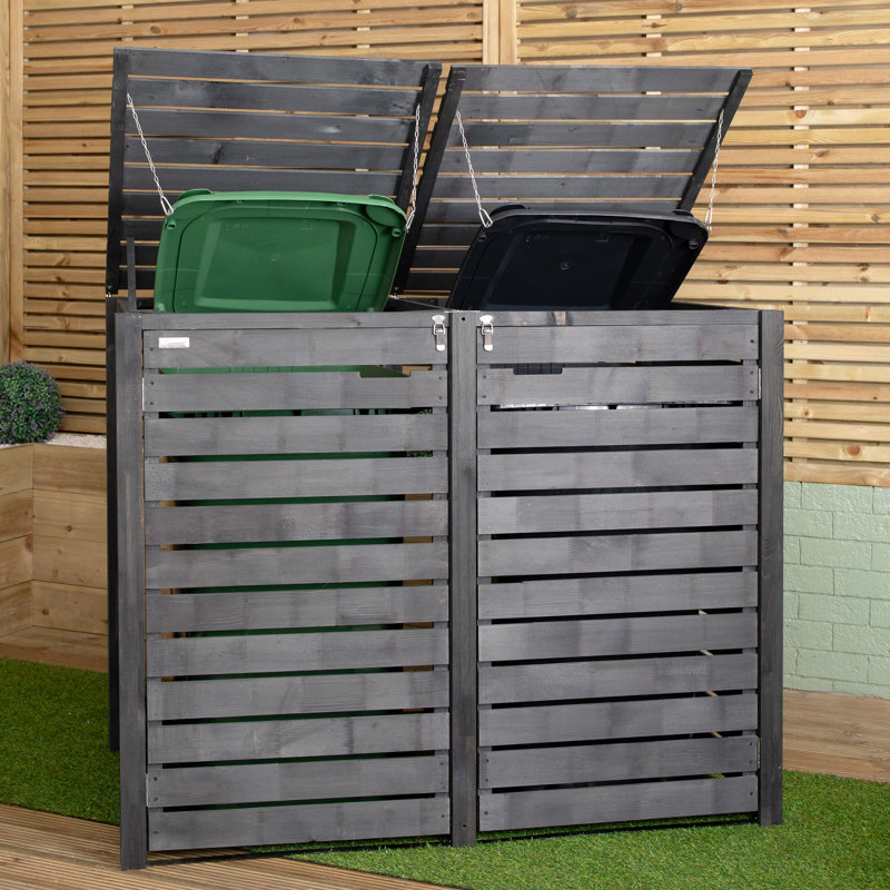 Samuel Alexander Wooden Double Bin Store