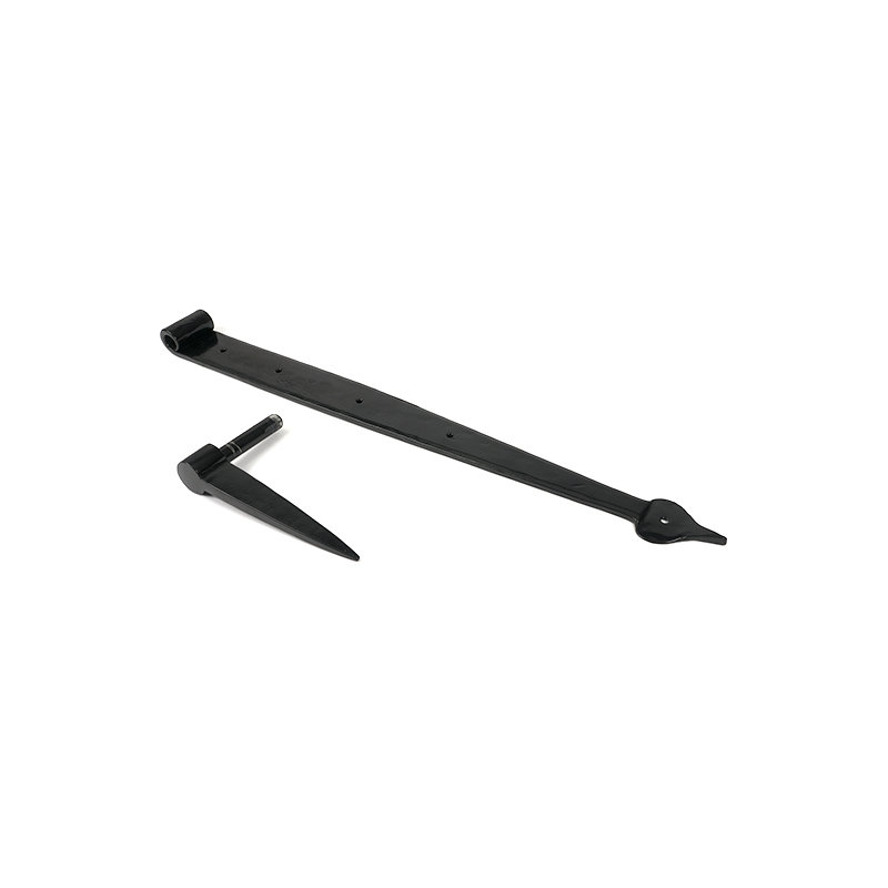 61cm H x 102cm W Surface Mount Pair Door Hinges, Black