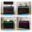 Commode 6 tiroirs, commode noire, commode lumineuse à DEL, rangement dans la chambre à coucher, commode, prise de courant, DEL activée par le mouvement, USB rechargeable, anti-basculement, organisateur de vestibule-1462187154