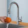 Pull Down Single Handle Kitchen Faucet With Soap Dispenser
