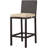 Zortman Outdoor Patio Stool with Sunbrella® Cushion