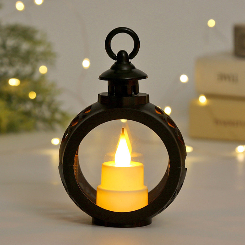 Bougie électronique à lumière ambiante, petite lampe à huile de Noël, mini-bougie, veilleuse de Noël, lumières de décoration ambiante