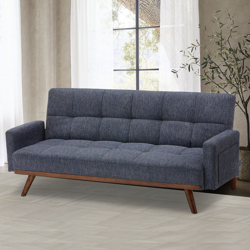Lotus Home 78.7 inches Upholstered Convertible Sofa
