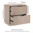 Bossett 24" Wide Rectangular Nightstand-1159676227