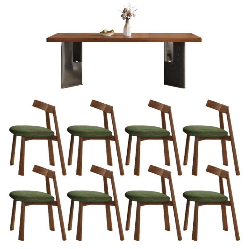 Medders, 9 pièces : table, 8 chaises, H 29,53 po x l 70,87 po x P 35,43 po