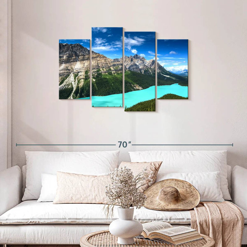 Alvord turquoise, lac Peyto, H 27 po x l 43 po