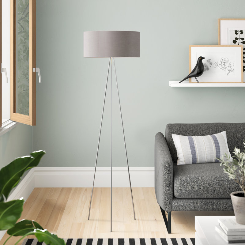 Aguilar 152cm Tripod Floor Lamp, Grey