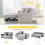 Borchert 2 Seater Fabric Sofa Bed-890915705