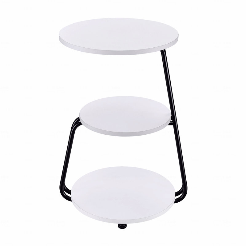 Table d'appoint ronde à 3 niveaux