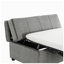 Lit-lit pliant en chenille Omni l 46,02 po x P 28,47 po x H 17,74 po