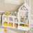 Versatile Children's Bookshelf With House-Shaped Design, Multi-Functional Storage For Books And Toys, Adjustable Placement, Durable Kids Organizer For Playroom Or Bedroom Easy Assembly & Safe For Kid-545829557
