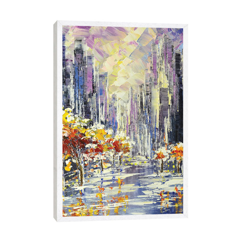 Unexpected Visitor by Tatiana Iliina - Gallery-Wrapped Canvas Giclée on Canvas, White Framed, 66.04 cm H x 45.72 cm W
