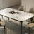 Luxury Marble Ash Wood Rectangular Dining Tables-102782909