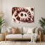 «Desserts Lamingtons», art mural en métal beige-1062430260