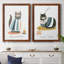 Coffee Cats I - ensemble de 2 reproductions d'art textuel sur toile-75514237-75514232