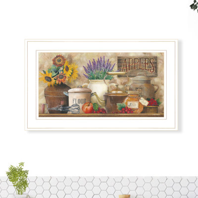 Antique Kitchen Framed Wall Art for Living Room, Home Wall Decor by Ed Wargo
