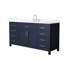 Meuble-lavabo simple autoportant de 66 po avec plateau en quartz Beckett-108352146-108352148-108352149