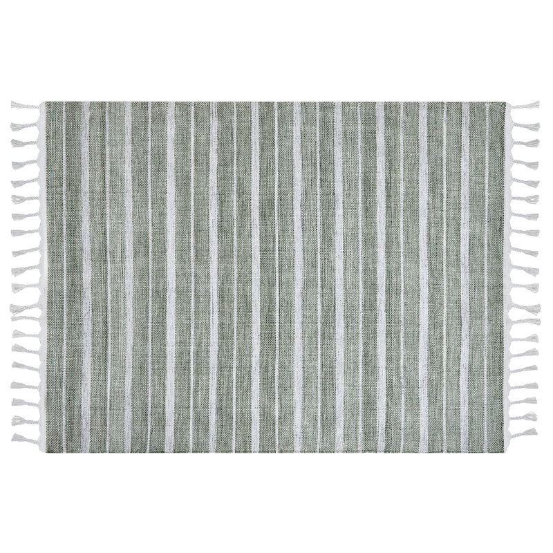 Layhill Striped Hand Woven Area Rug, Rectangle 140 x 200cm