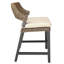 Tabouret de comptoir Morotai brun antique