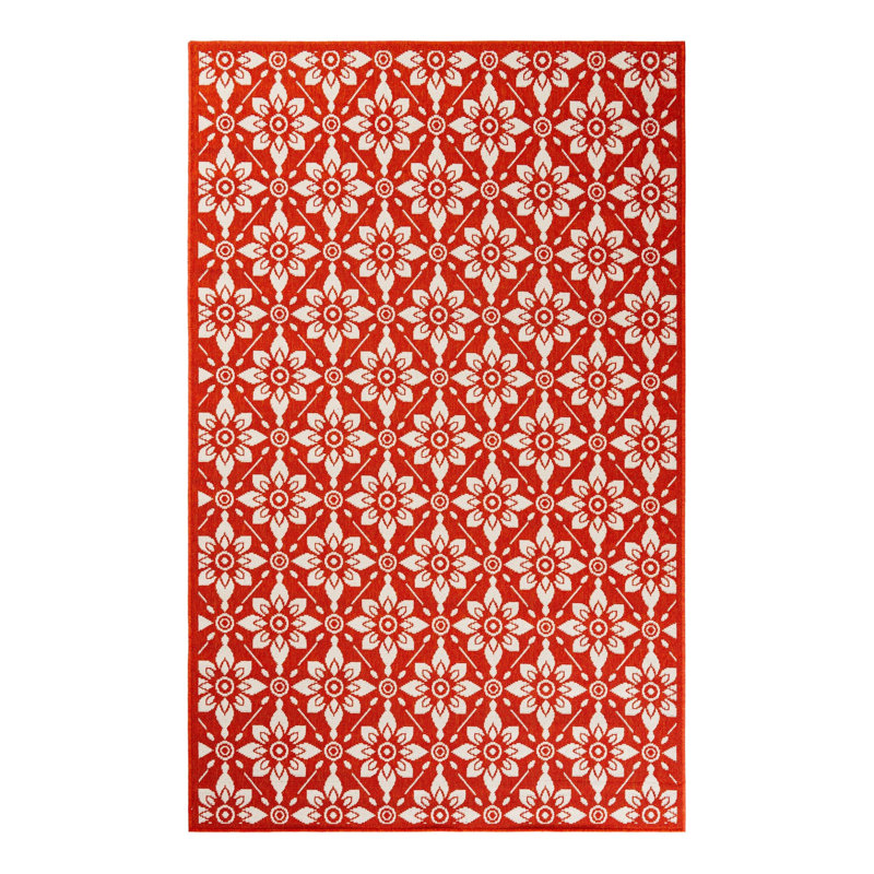 Tapis d'extérieur à treillis, Rectangle 5 pi 1 po x 8 pi