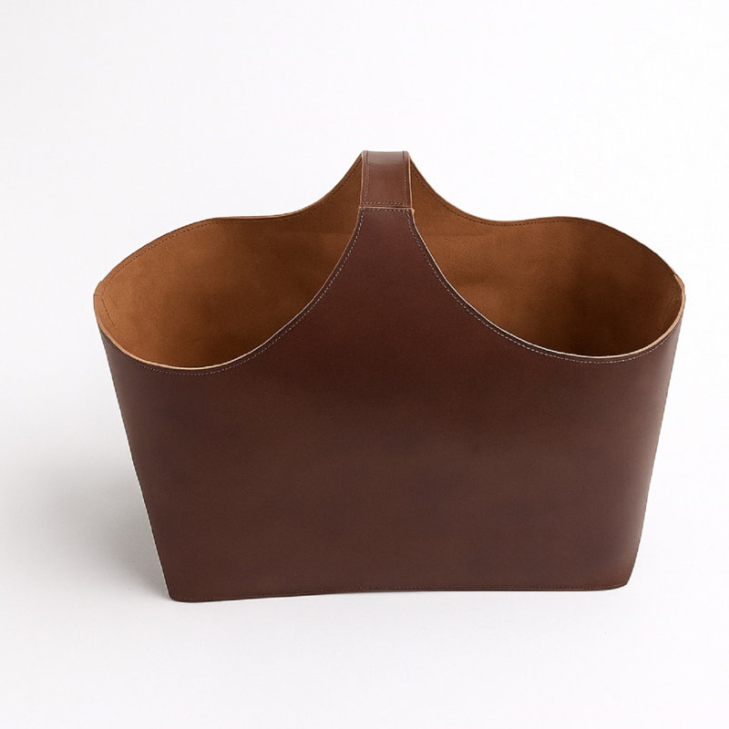 Ceryis Chestnut Single Handle Bucket, Brown