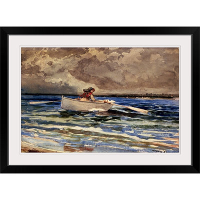 " Rowing At Prout " by Winslow Homer