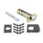 Mission Plate with Craftsman Door Knob-450274101-450274096