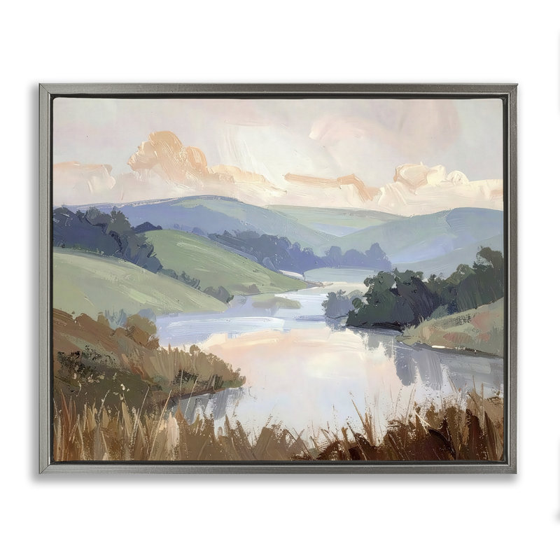 Cadre flottant discret, isolé par Alonza Saunders, Cadre flottant gris lustré, H 17 po x l 21 po