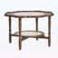 Table basse de style Mid-Century avec un design unique en forme de pétale