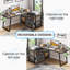L-Shaped Metal Base Computer Desk-1529839710