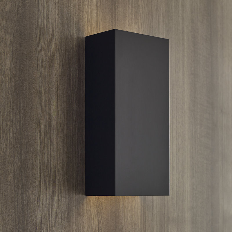 Brompton 1 - Light LED Flush Mounted Sconce, Nightshade Black