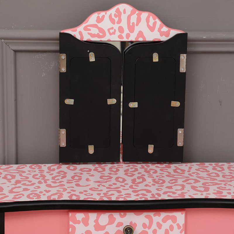 Hauser Kids Vanity Set with Mirror